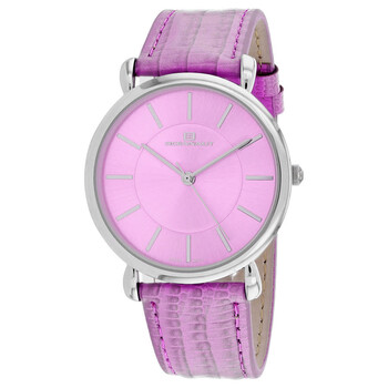 Alma Quartz Purple Dial Ladies Watch OC2213