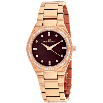 Skagen Brown Dial Gold-tone Ladies Watch SKW2108