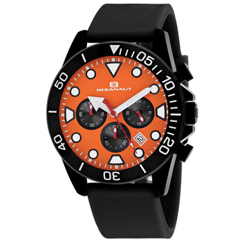 Naval Chronograph Quartz Orange Dial Men's Watch OC1312