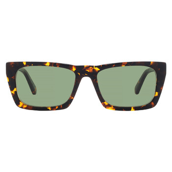 Off-White Women Sunglasses Havana Green Square OERI13E ALBANY 6055 NEW AUTHENTIC Off-White Virgil Sunglasses 6055 Tortoise - eye-oo.com main image 4
