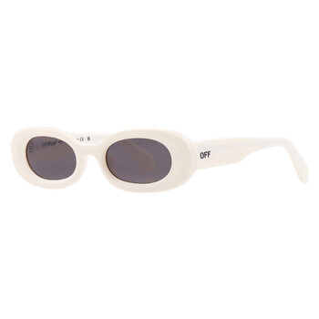 AMALFI Dark Grey Oval Unisex Sunglasses OERI087 0107 49