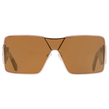 Off-White ASPEN Silver Mirror Shield Unisex Sunglasses  display picture 2
