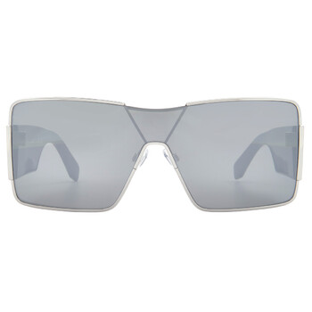 ASPEN Silver Mirror Shield Unisex Sunglasses OERI14G 7272 141