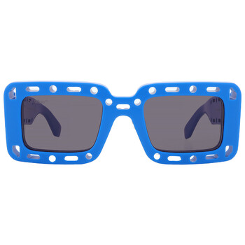 Atlantic Grey Rectangular Unisex Sunglasses OERI025 4507 52