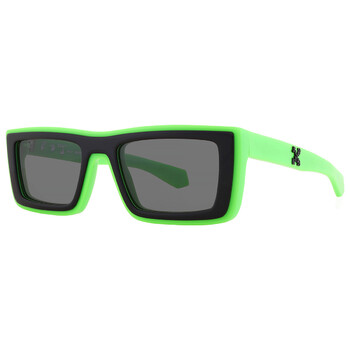 Off-White Joseph Dark Grey Wrap Unisex Sunglasses OERI044 