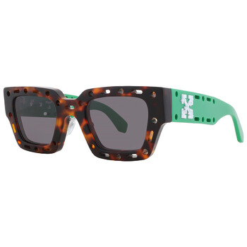 Off-White Mercer Grey Square Unisex Sunglasses OERI026 0107  display picture 2