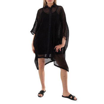 Mesh Cape Dress