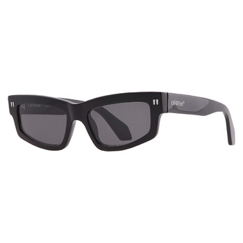 MIRAMAR Dark Grey Rectangular Unisex Sunglasses OERI135 1007 54