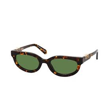 SPARKS Green Oval Unisex Sunglasses OERI13D 6055 53