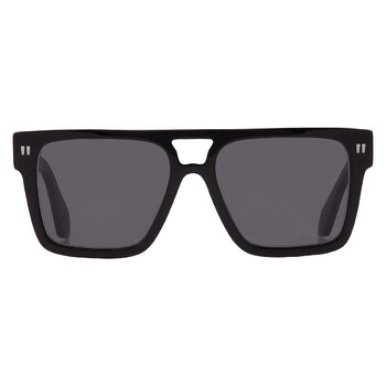 SPRINGFIELD Dark Grey Square Unisex Sunglasses OERI133 1007 56