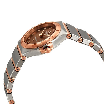 Constella Sun-brushed Brown Diamond Dial Ladies Watch 131.20.25.60.63.001