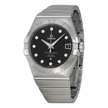 Omega Constellation Automatic Grey Dial Stainless Steel Men's