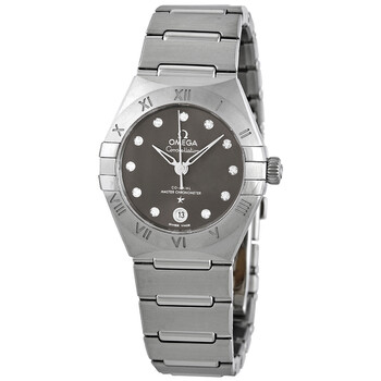 Constellation Automatic Diamond Grey Dial Ladies Watch 131.10.29.20.56.001
