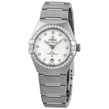Constellation Automatic Diamond Silver Dial Ladies Watch 131.15.29.20.52.001