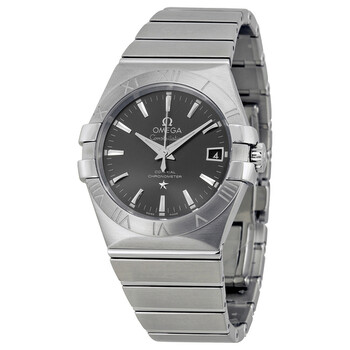 Constellation Automatic Grey Dial Stainless Steel Men's Watch 123.10.35.20.06.001