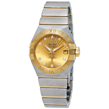 Constellation Automatic Champagne Dial Ladies Watch 123.20.27.20.58.001