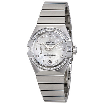 Constellation Automatic White Mother of Pearl Dial Ladies Watch 127.15.27.20.55.001