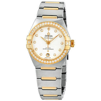 Constellation Manhattan Automatic Chronometer Diamond Silver Dial Ladies Watch 131.25.29.20.52.002