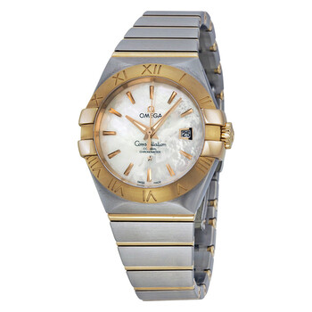 Constellation Mother of Pearl Dial Stainless Steel and 18kt Rose Gold Ladies Watch 12320312005001