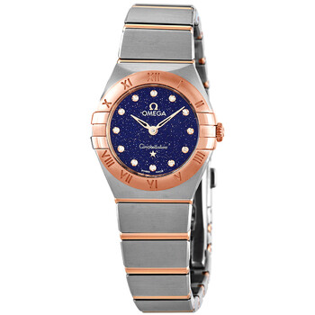 Constellation Quartz Diamond Blue Dial Ladies Watch 131.20.25.60.53.002