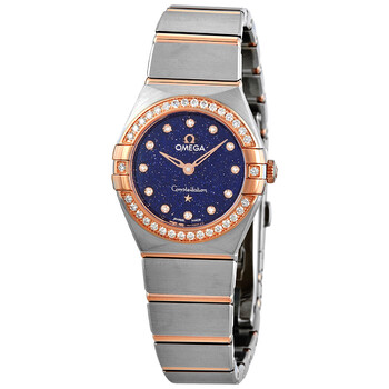 Constellation Quartz Diamond Blue Dial Ladies Watch 131.25.25.60.53.002