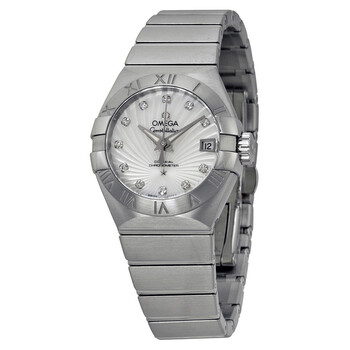 Constellation White Mother of Pearl Steel Ladies Watch 123.10.27.20.55.001