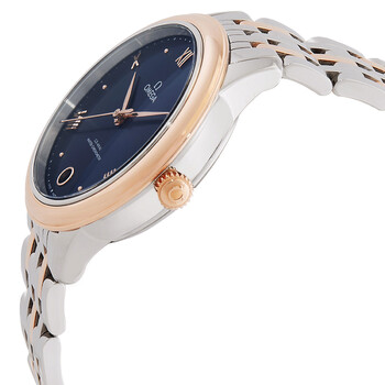 De Ville 34mm Automatic Chronometer Blue Dial Ladies Watch 434.20.34.20.03.001