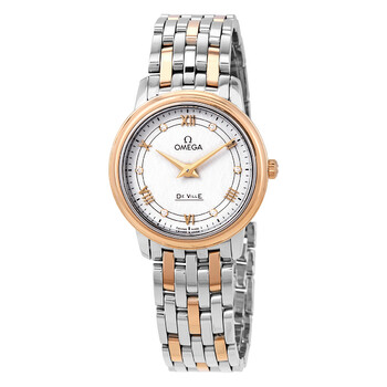 De Ville Diamond Silver Dial Two-tone Ladies Watch 424.20.27.60.52.003
