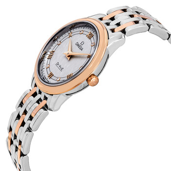 De Ville Diamond Silver Dial Two-tone Ladies Watch 424.20.27.60.52.003