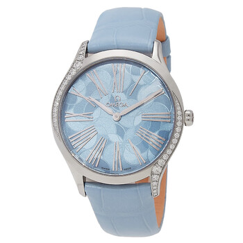 Omega De Ville Blue Dial Ladies Watch 428.18.36.60.03.001