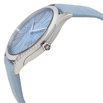 De Ville Mini Tresor Quartz Blue Dial Ladies Watch 428.18.36.60.03.002