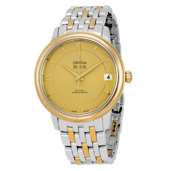 De Ville Prestige Automatic Champagne Dial Stainless Steel and Gold Men's Watch 42420332008001