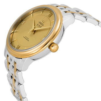 De Ville Prestige Automatic Champagne Dial Stainless Steel and Gold Men's Watch 42420332008001
