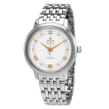 De Ville Prestige Automatic Silver Dial Ladies Watch 424.10.33.20.52.001