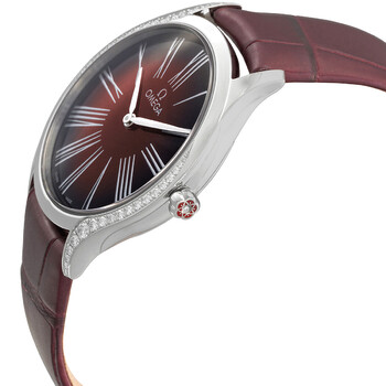 De Ville Quartz Red Dial Ladies Watch 428.18.36.60.11.001