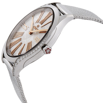 De Ville Tresor Quartz Diamond Silver Dial Ladies Watch 428.15.36.60.02.001