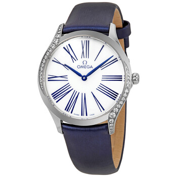 Omega De Ville Blue Dial Ladies Watch 428.18.36.60.03.001