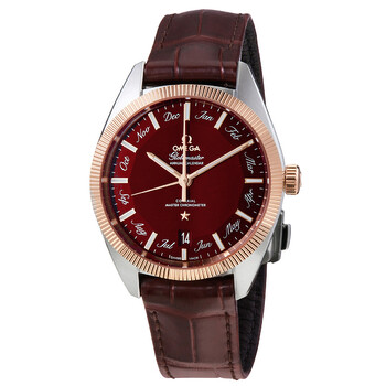 Globemaster Annual Calendar Automatic Chronometer Burgundy Dial Men's Watch 130.23.41.22.11.001