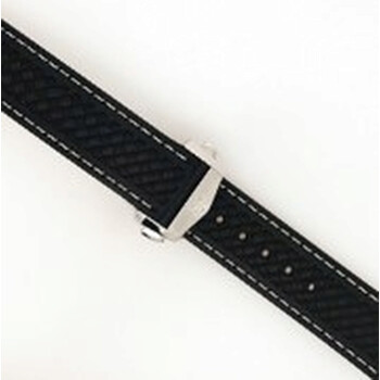 Awesome Elegance Rubber 25 mm Watch Band Replacement SS010600210_K0021798 main image 1
