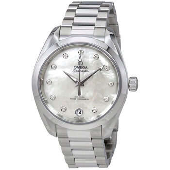 Omega Seamaster Aqua Terra Automatic Diamond Silver Dial