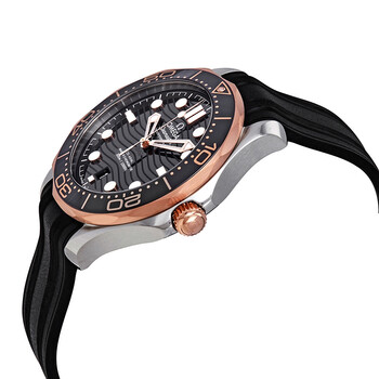 Seamaster Automatic Steel & 18kt Sedna Gold Black Dial Men's Watch 210.22.42.20.01.002