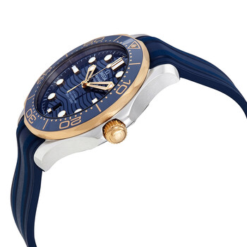 Seamaster Automatic Chronometer Steel & 18kt Yellow Gold Blue Dial Men's Watch 210.22.42.20.03.001