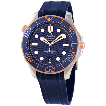 Seamaster Diver Automatic Stainless Steel & 18kt Sedna Gold Blue Dial Men's 42 mm Watch 210.22.42.20.03.002