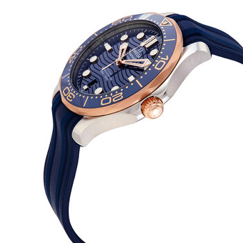 Seamaster Diver Automatic Stainless Steel & 18kt Sedna Gold Blue Dial Men's 42 mm Watch 210.22.42.20.03.002