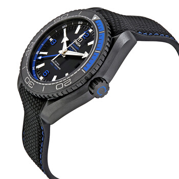 Seamaster Planet Ocean Automatic Batman Bezel Men's Watch 215.92.46.22.01.002