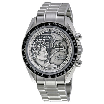 Speedmaster Apollo XVII Silver Embossed Dial Men's Watch 311.30.42.30.99.002