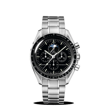 Speedmaster Black Dial Men's Chronograph Hand Wound Watch 3576.50