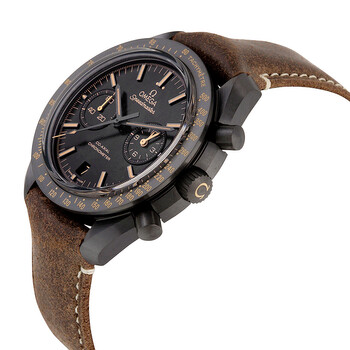 Speedmaster Moonwatch Co-Axial Chronograph Automatic Black Dial Men's Watch 31192445101006