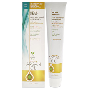Argan Oil Perfect Intensity Semi-Permanent Color Cream 3 oz Pastel Aqua Hair Care 840061000898