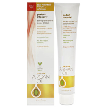 Argan Oil Perfect Intensity Semi-Permanent Color Cream 3 oz Scarlet Red Hair Care 840061000829